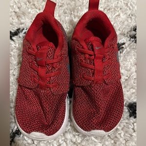 Toddler Boy Nike Red Tennis Shoes, Size 8